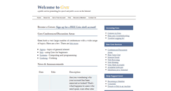 Desktop Screenshot of grex.org